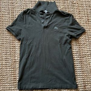 Men’s Lacoste slim fit polo shirt.